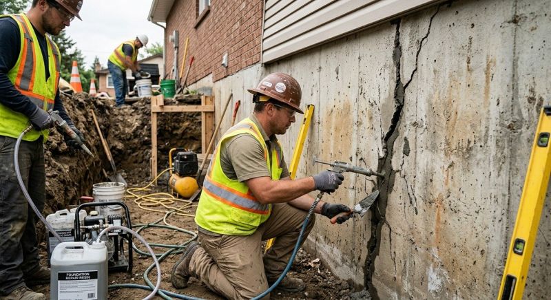 Cracked Foundation Repair in Arvada, CO