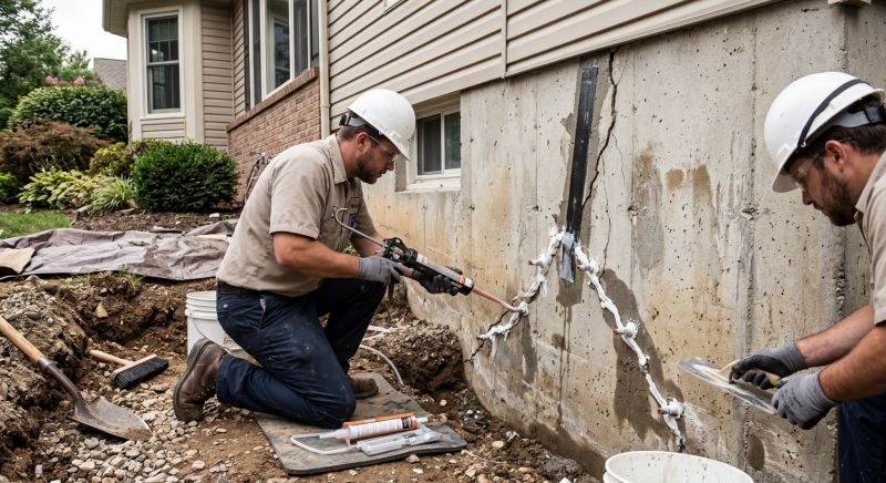 Cracked Foundation Repair in Denver County, CO