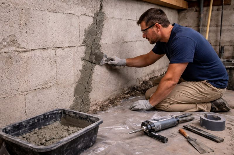 Foundation Crack Repair in Arvada, CO
