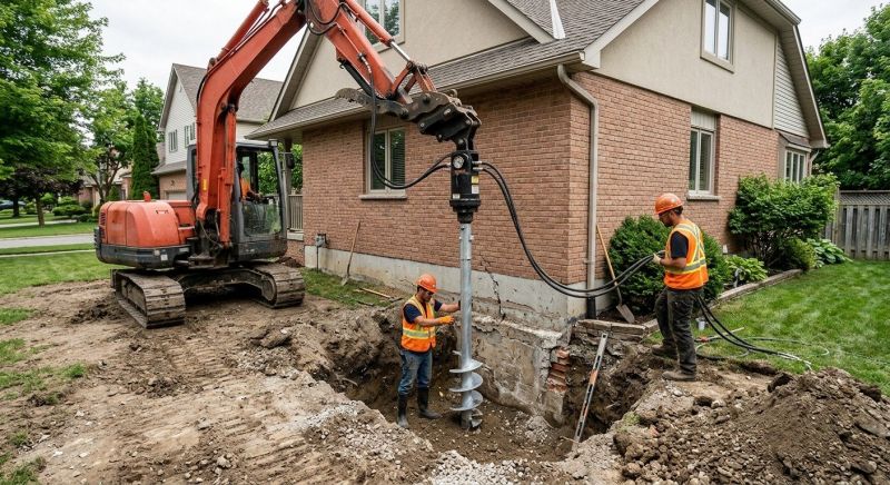 Helical Pile Installation in Westminster, CO