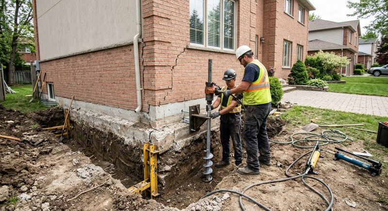 Sinking Foundation Repair in Brighton, CO
