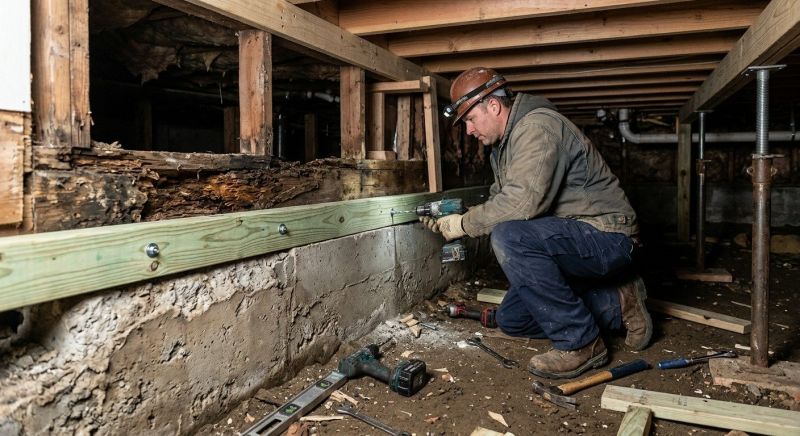 Sinking Foundation Repair in Jefferson County, CO